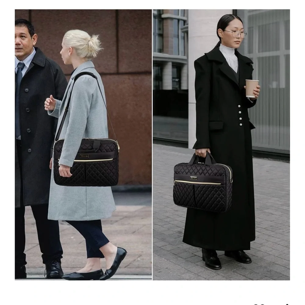 Bonilla Laptop Bag Briefcase for Women 15.6 inch,Laptop Case crossbody/Shoulder